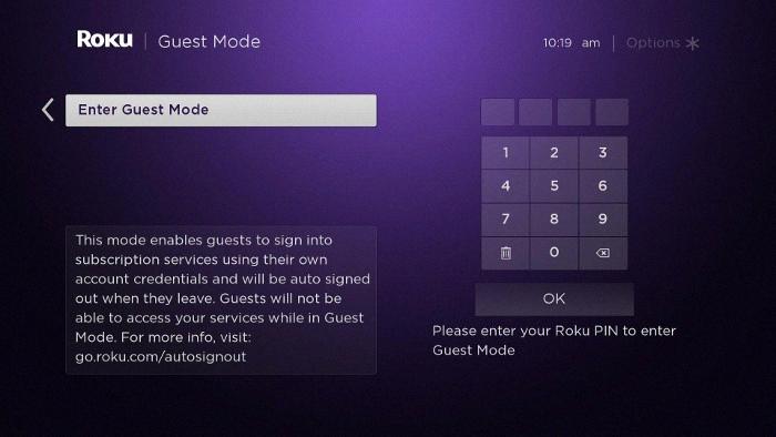 roku guest mode roku guest mode