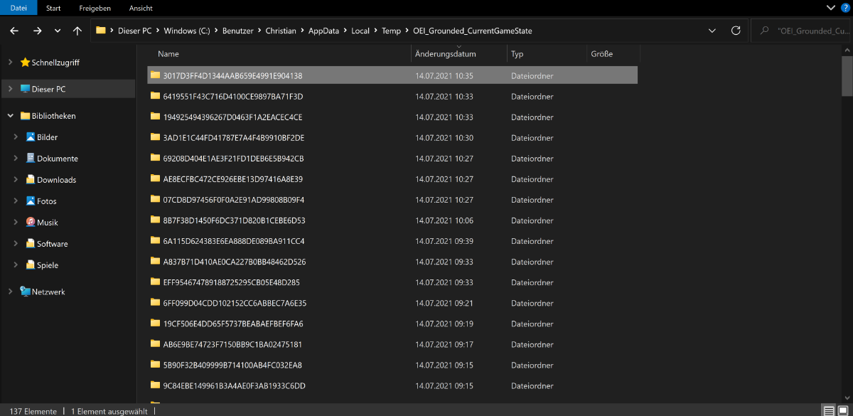 How to Find Your Grounded Save File on Windows? 2 How to Find Your Grounded Save File on Windows? 1