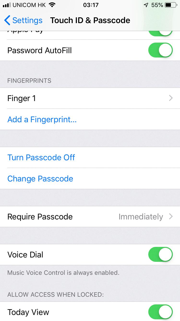 require passcode immediately require passcode immediately