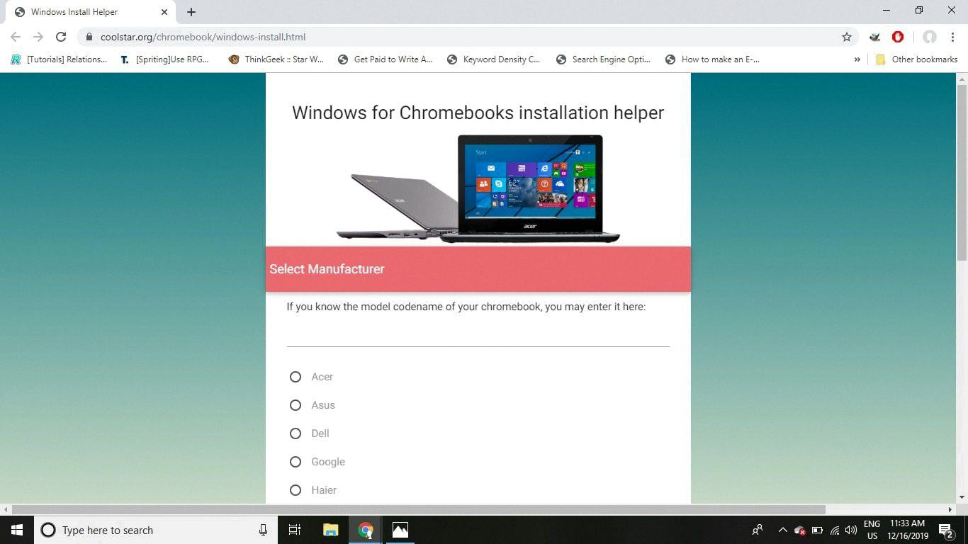 how to install windows on chromebook without usb how to install windows on chromebook without usb