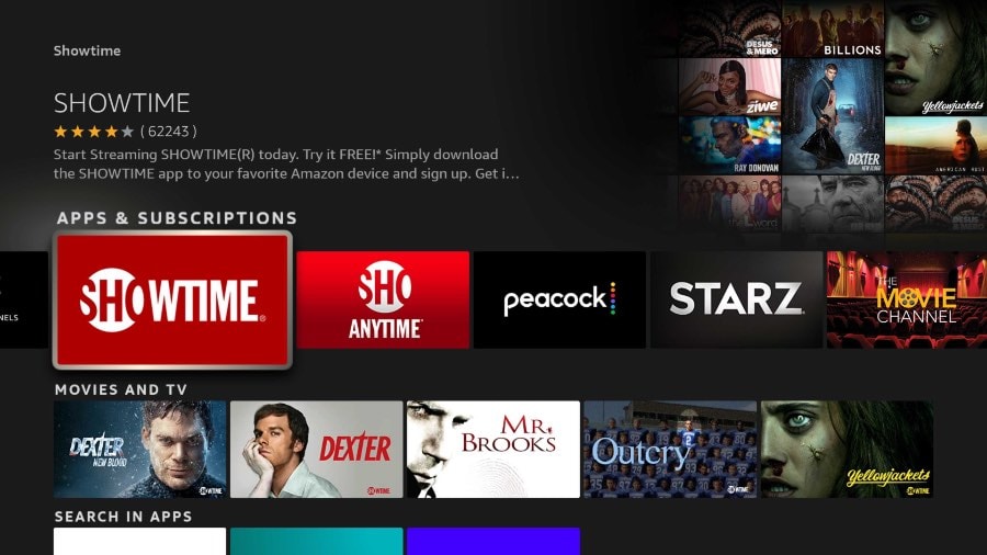 How to Use the SHOWTIME App on Firestick? 2 How to Use the SHOWTIME App on Firestick? 1