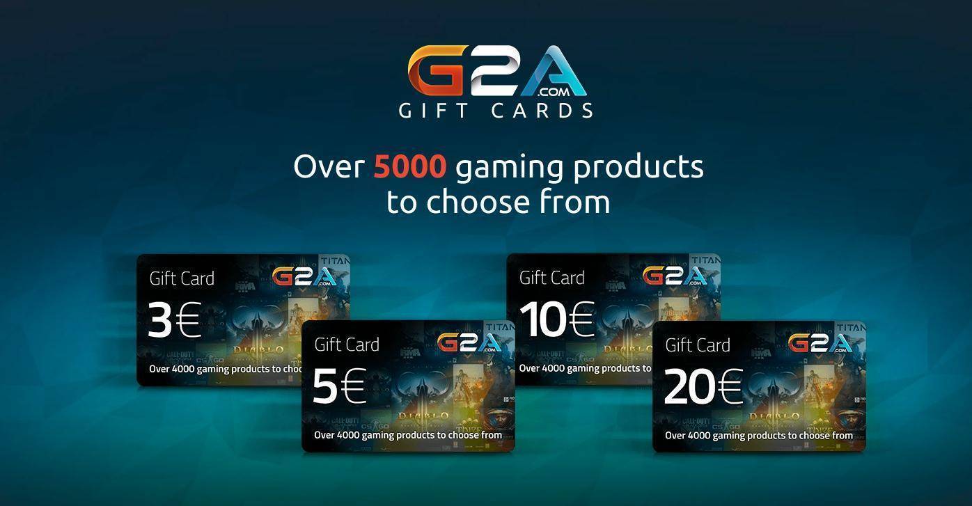 What are G2A Steam Gift Cards 1 g2acards