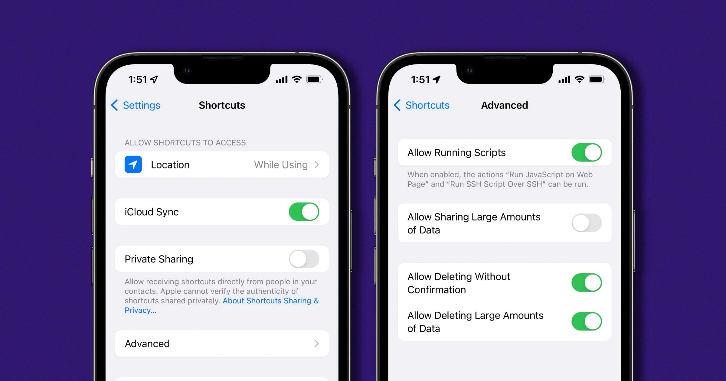 how to allow untrusted shortcuts how to allow untrusted shortcuts
