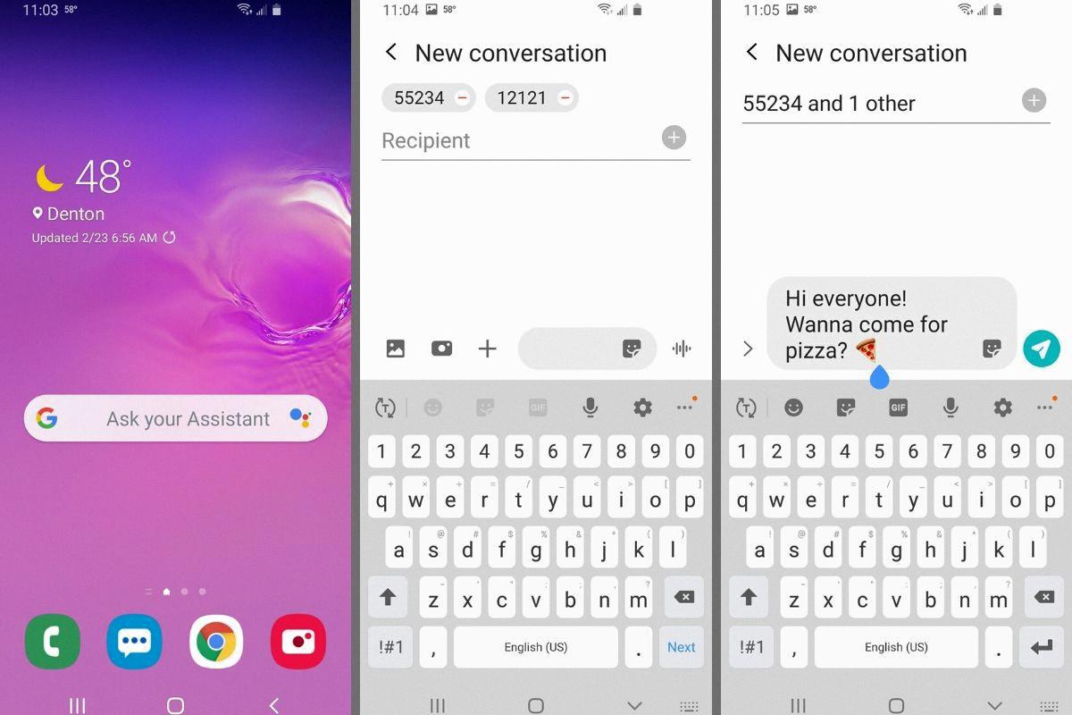 how to set up group text on android how to set up group text on android