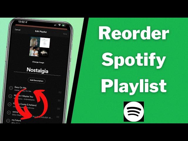 spotify change playlist order on mobile spotify change playlist order on mobile