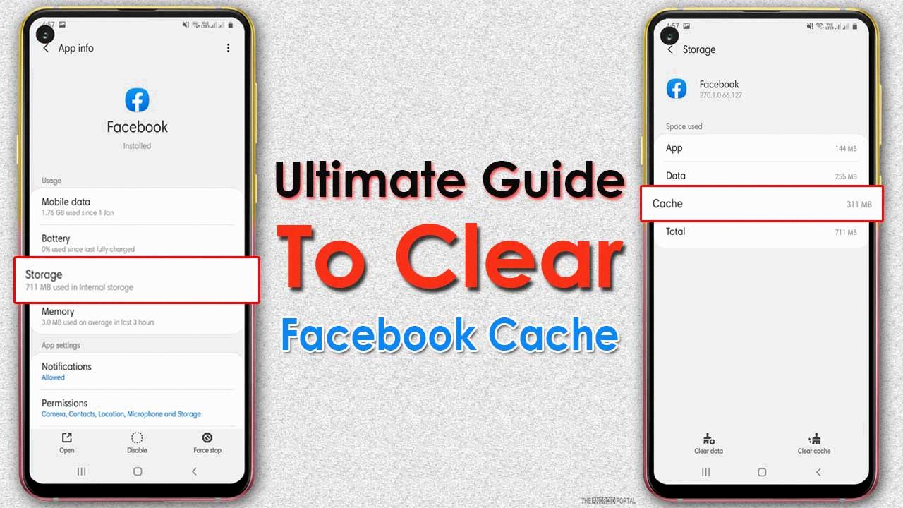 how to clear facebook cache how to clear facebook cache