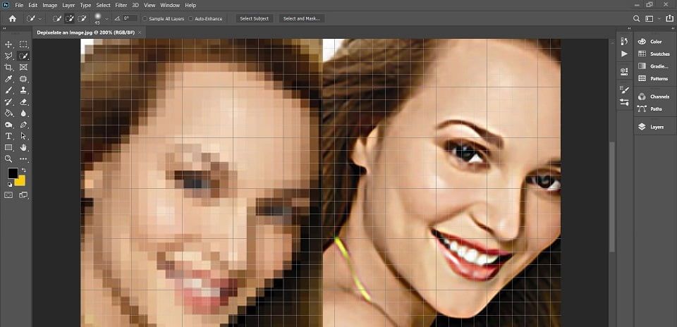 How to Remove Pixelation from Images? 2 How to Remove Pixelation from Images? 1