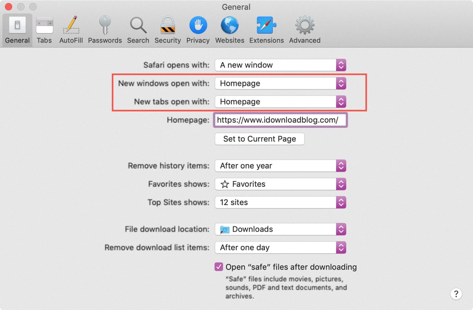 make safari home screen make safari home screen