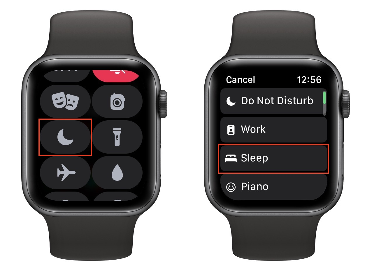 Apple Watch Sleep Mode Explained 2 Apple Watch Control Center showing airplane mode active