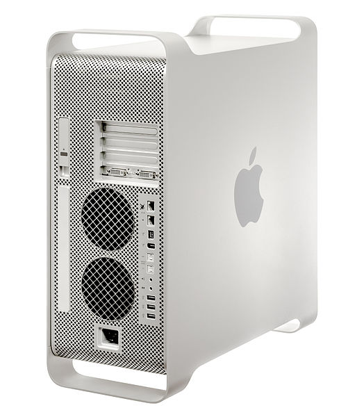 How to Boot Power Mac G5 from USB 2 Apple Power Mac G5 rear view of aluminum tower with ports, PCI slots, and dual cooling fans in the “cheese grater” case