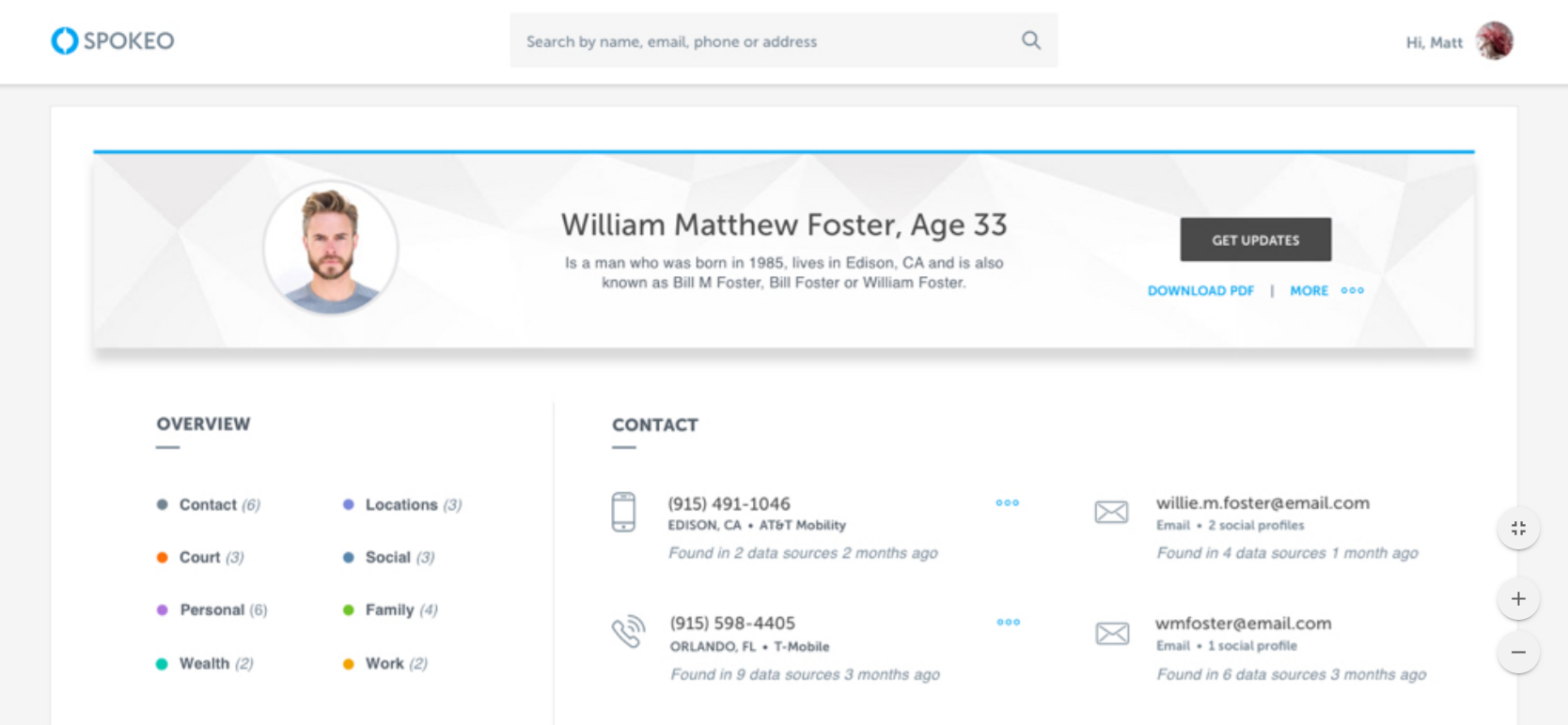 Spokeo Features And Benefits - Free vs. Paid Account 3 Spokeo