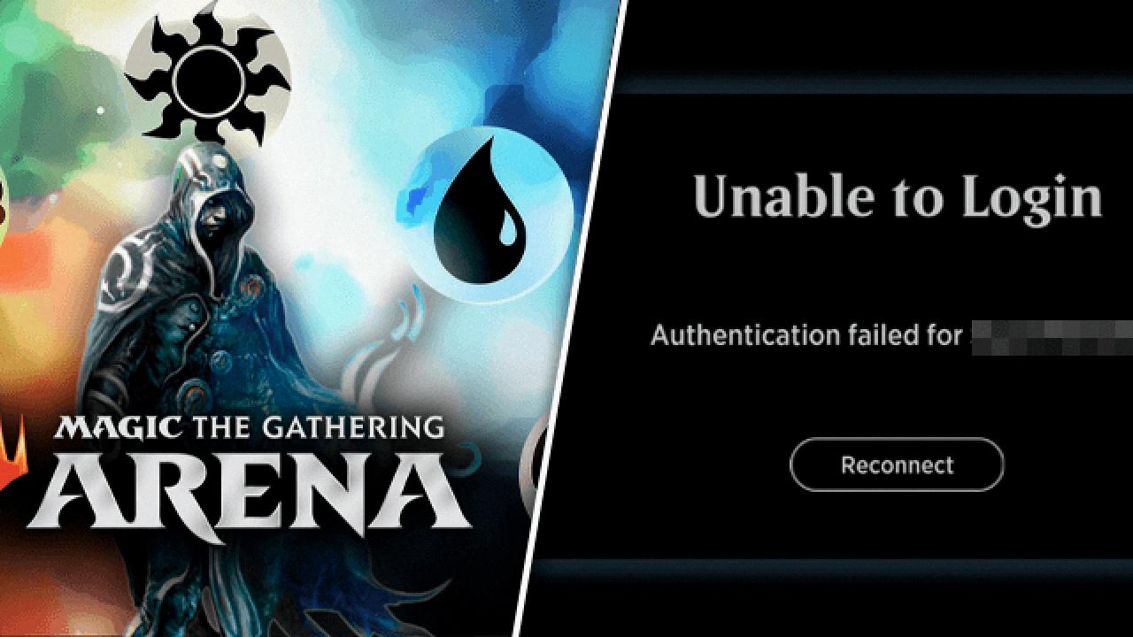 mtg arena authentication failed mtg arena authentication failed