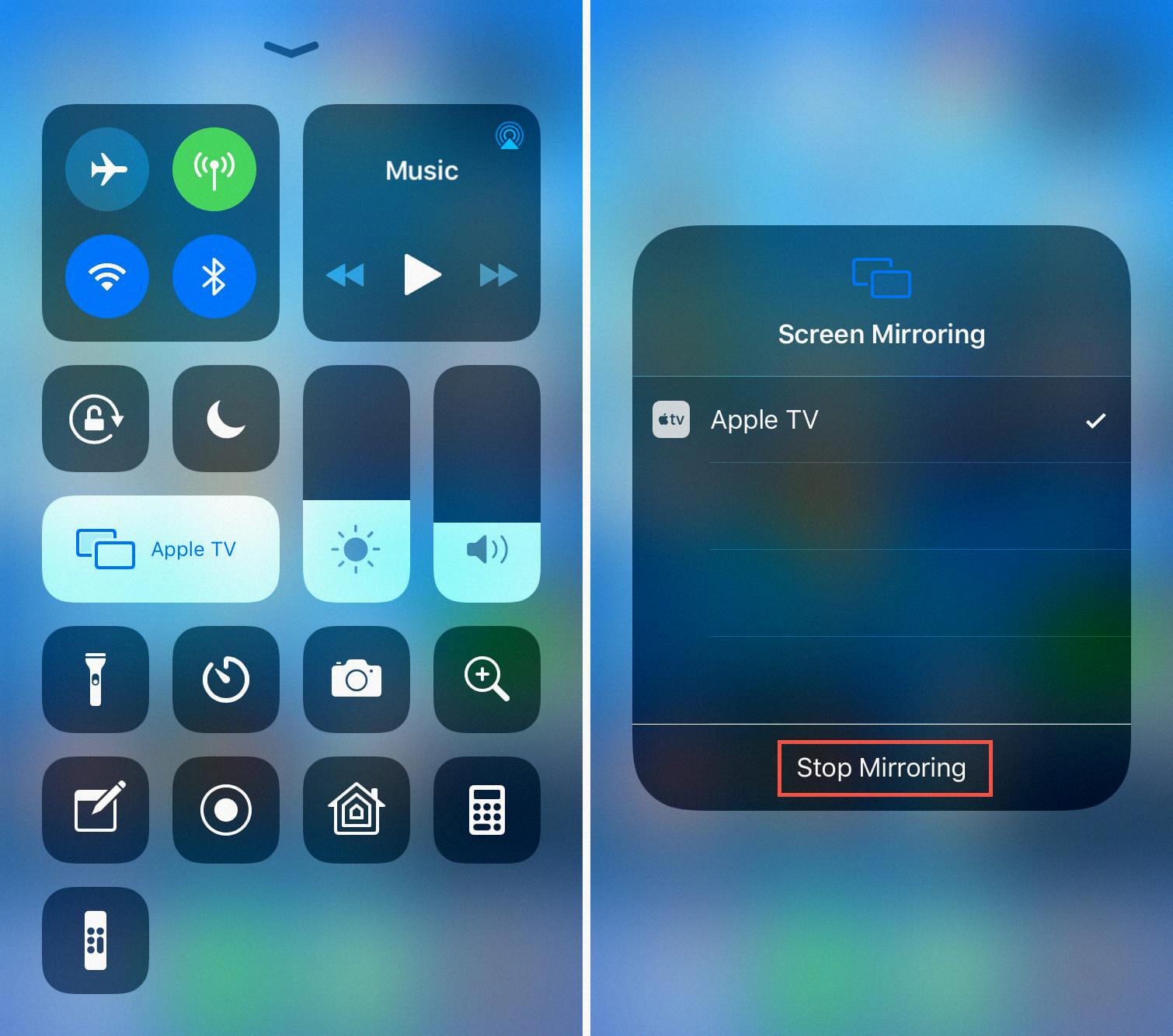 screen mirroring on iphone screen mirroring on iphone