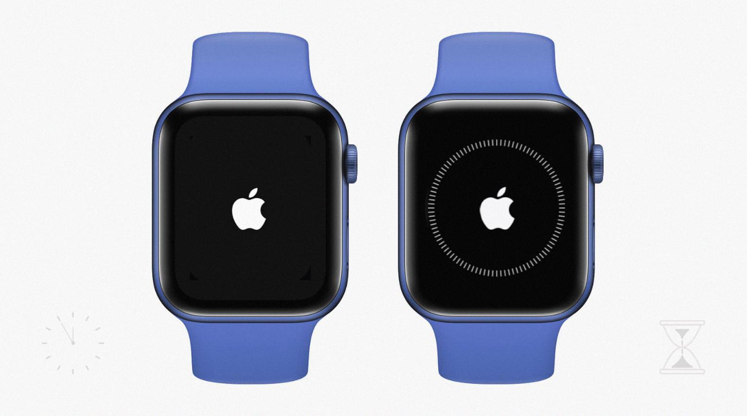 apple watch only showing apple logo apple watch only showing apple logo
