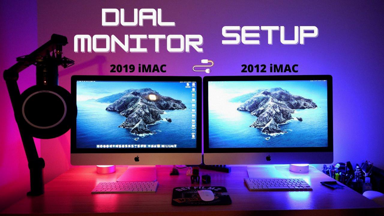 imac dual monitor setup imac dual monitor setup