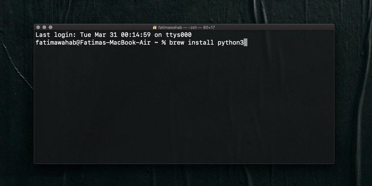 install python 3 macbook install python 3 macbook