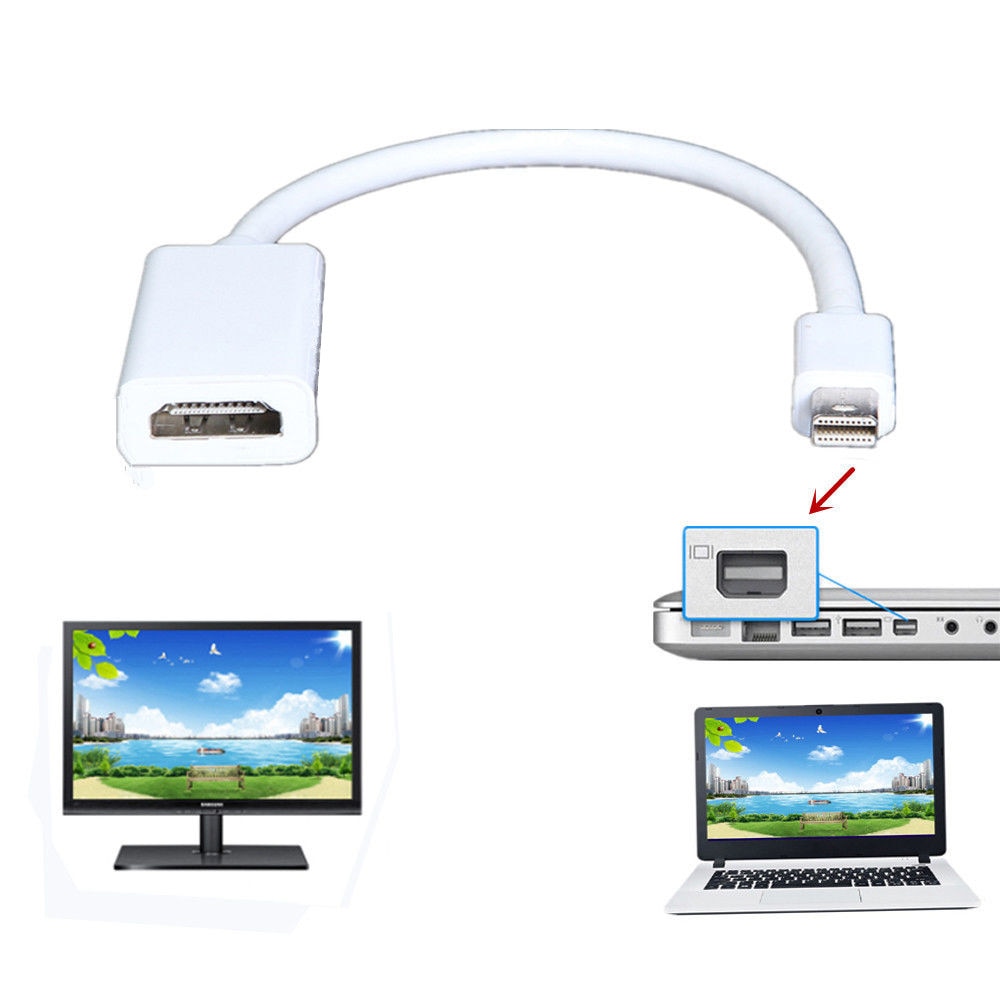 How to Connect MacBook Air to TV Through HDMI 2 How to Connect MacBook Air to TV Through HDMI 1