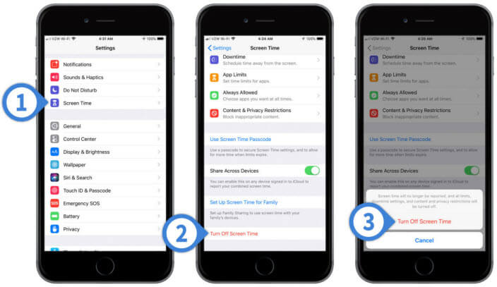 How to Turn Off Parental Controls on iPhone 2 How to Turn Off Parental Controls on iPhone 1