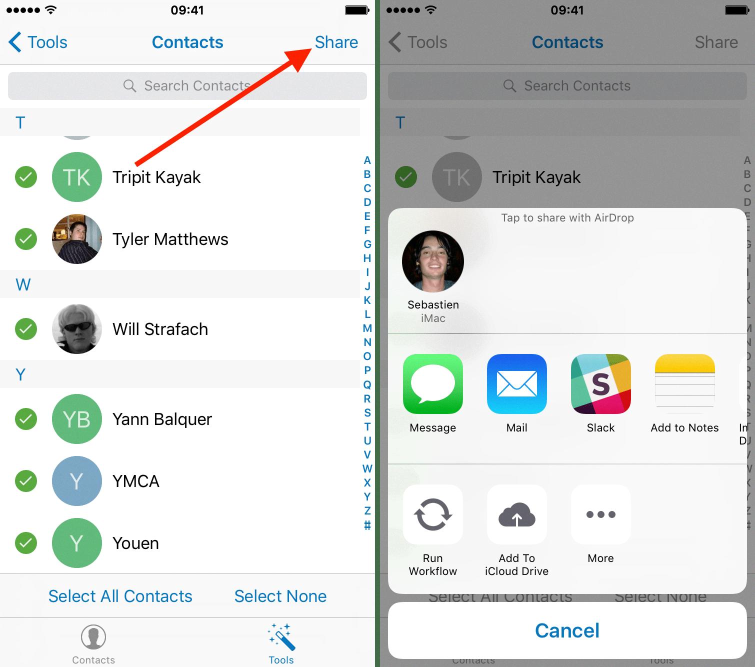 contact share iphone contact share iphone