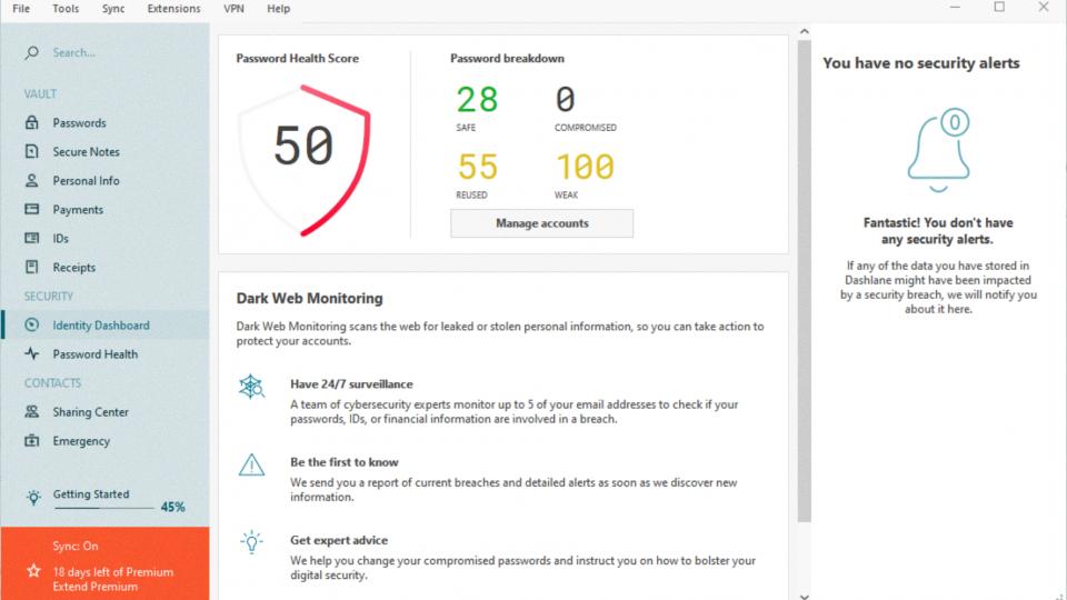dashlane extension dashlane extension