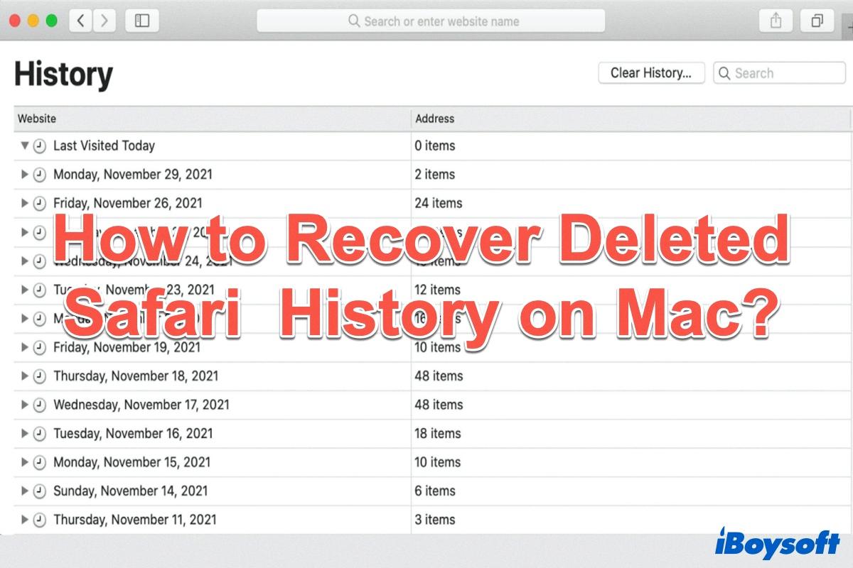 deleted safari history deleted safari history