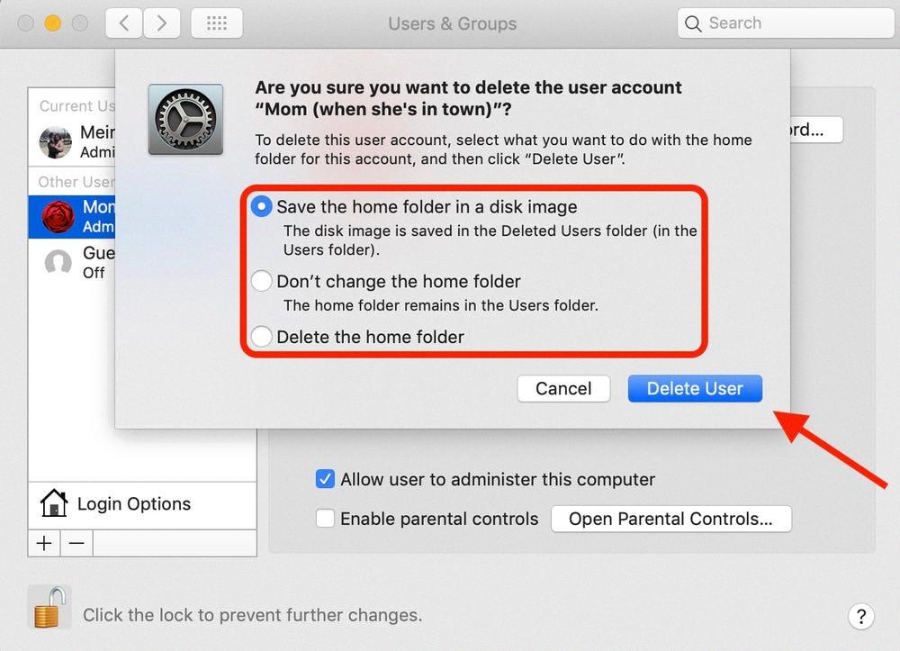 deleting users on mac deleting users on mac