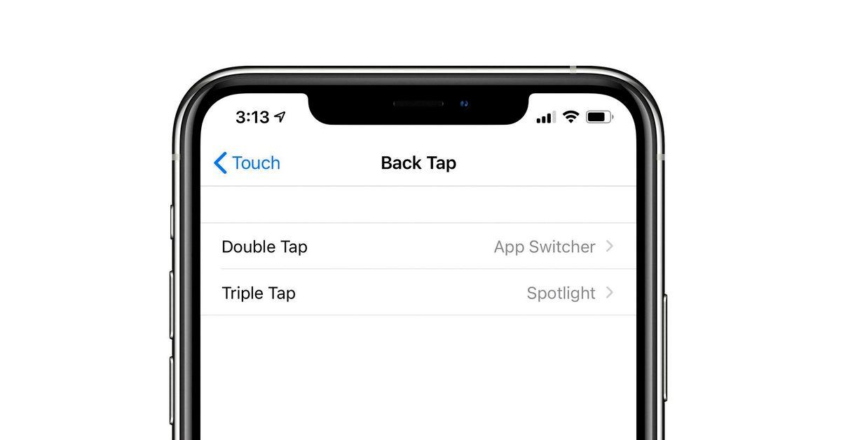 double tap screenshot double tap screenshot