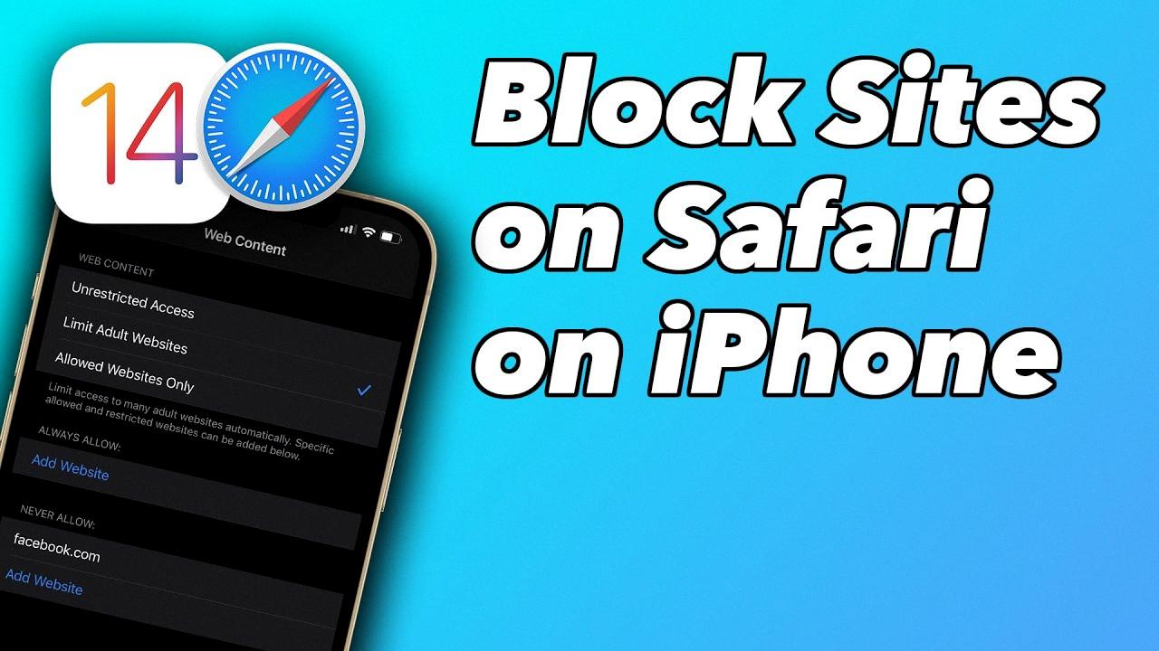 how to block a website on safari how to block a website on safari