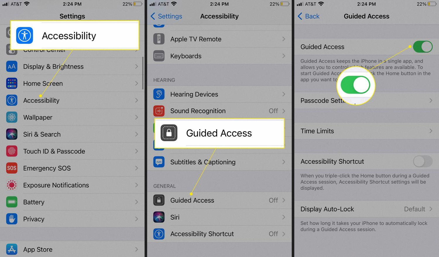 how to turn on guided access how to turn on guided access