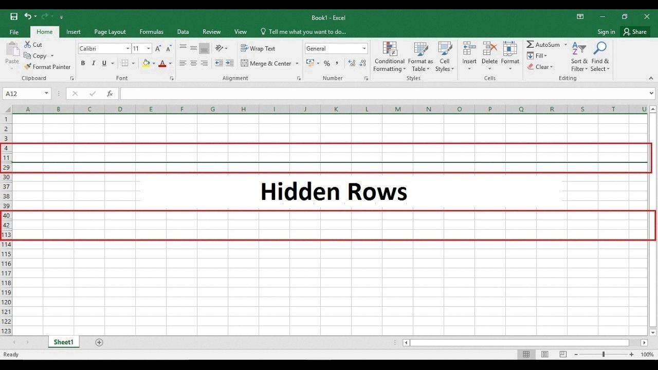 how to unhide multiple rows in excel how to unhide multiple rows in excel