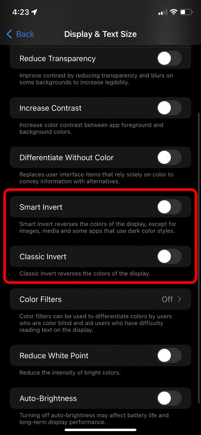 inverted colors iphone inverted colors iphone