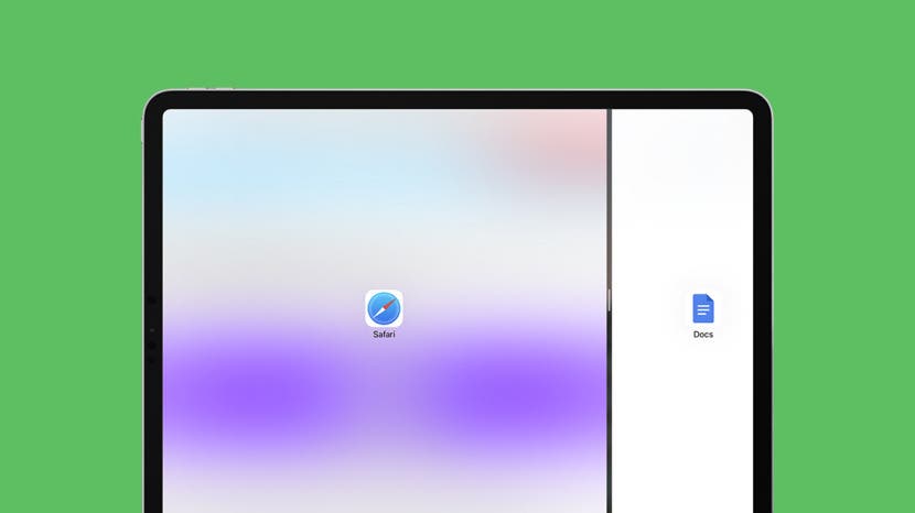 How to Stop Split Screen on Your iPad 2 How to Stop Split Screen on Your iPad 1