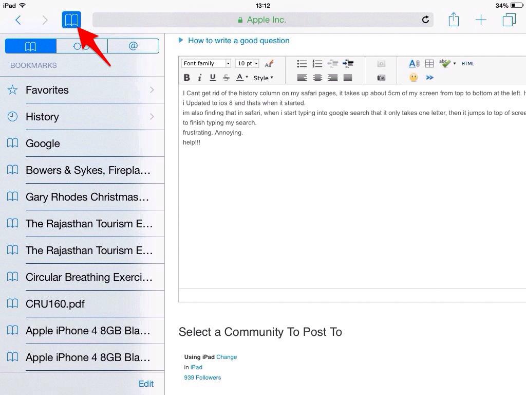 safari history on ipad safari history on ipad