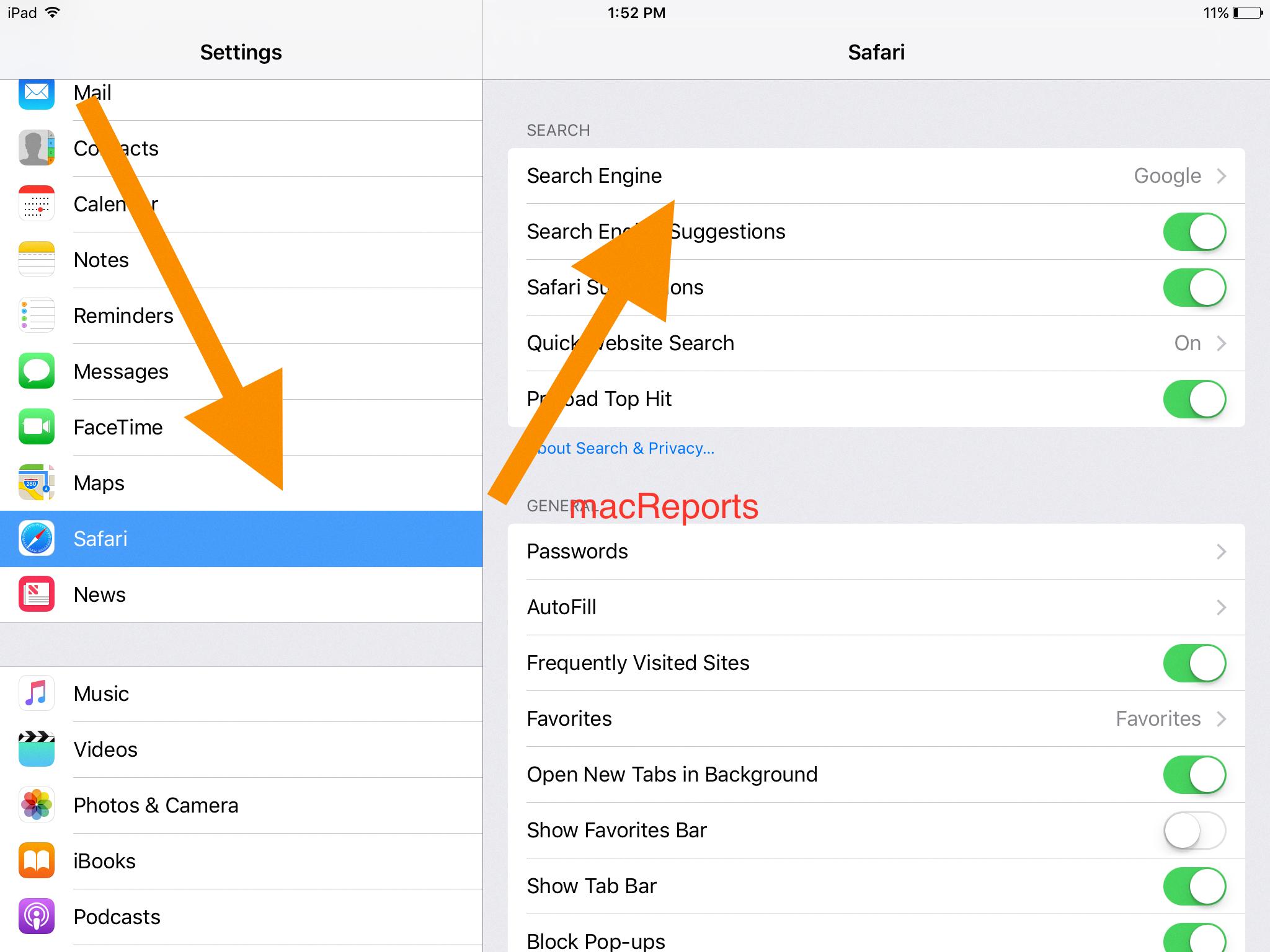 safari settings ipad safari settings ipad