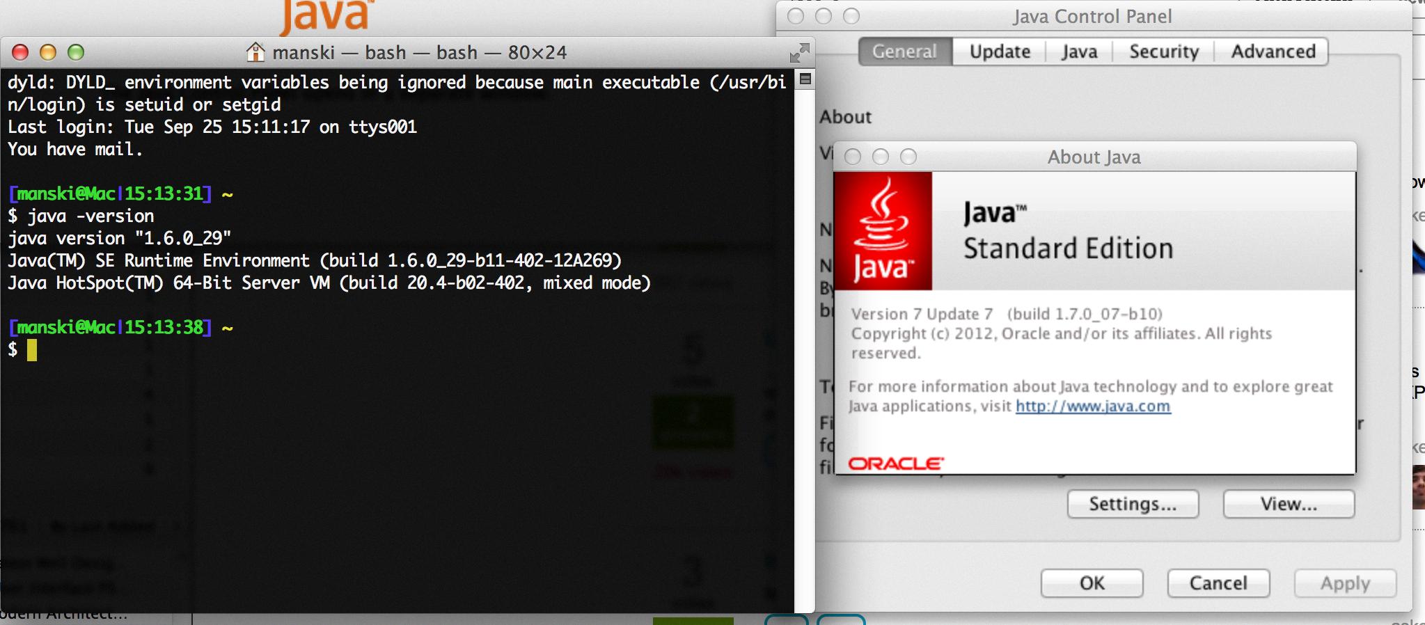 update java mac update java mac