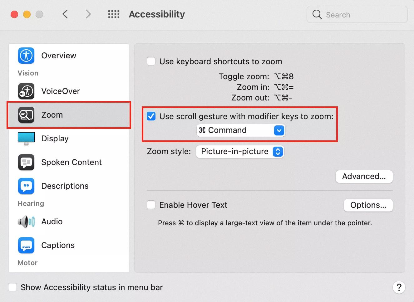 zoom out of mac zoom out of mac