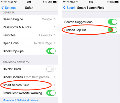 How to Delete Top Hits on Safari for iPhone 2 How to Delete Top Hits on Safari for iPhone 1