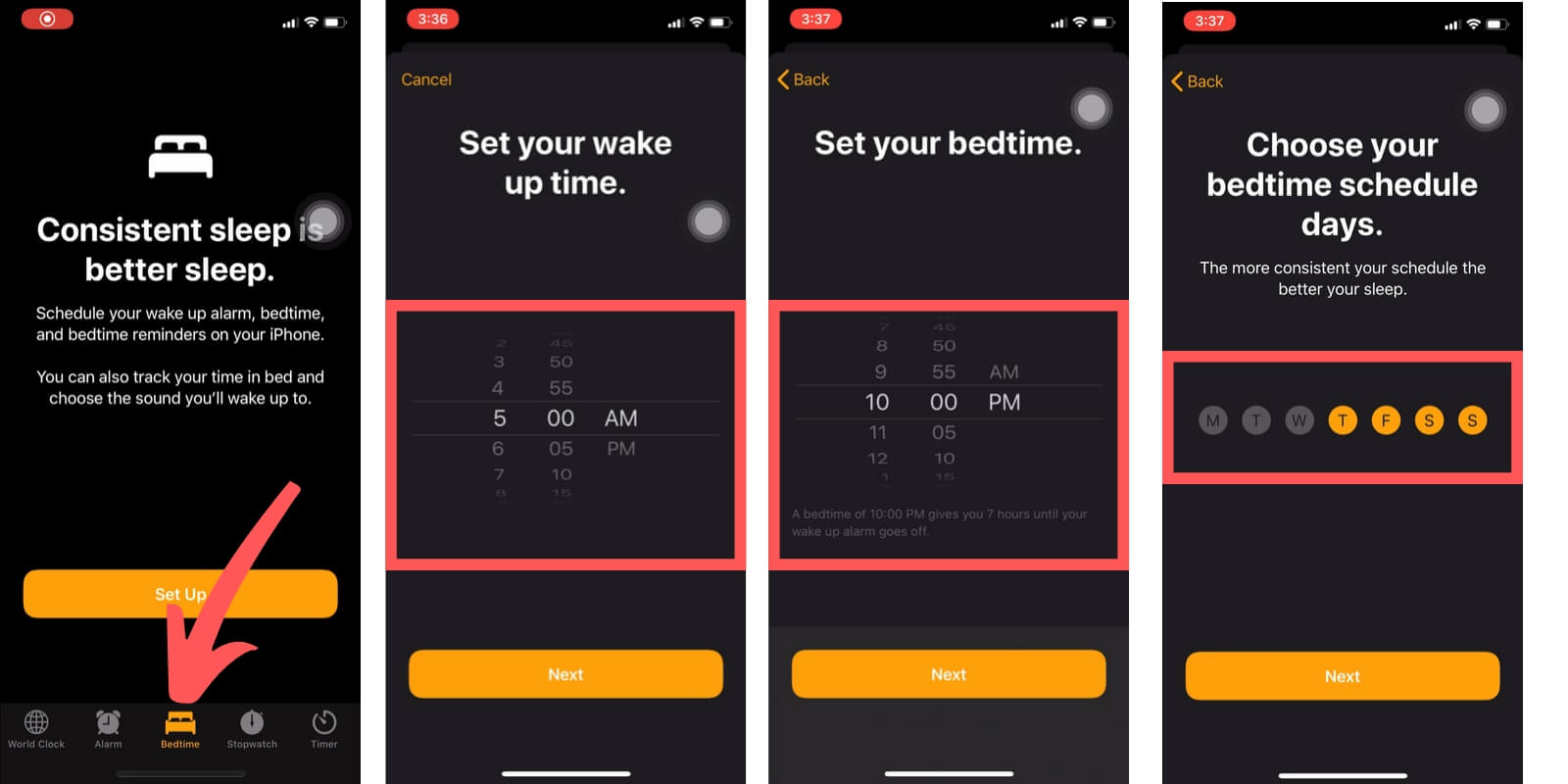 How to Delete Your Bedtime Schedule and Alarm 2 How to Delete Your Bedtime Schedule and Alarm 1