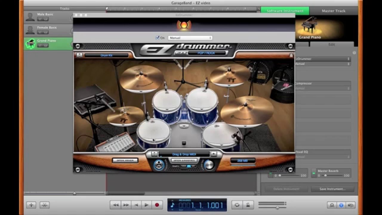 How to Use EZdrummer 2 with GarageBand 2 How to Use EZdrummer 2 with GarageBand 1