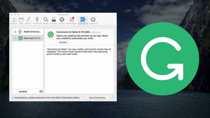 How to Add Grammarly on Your Safari Browser on Mac 2 How to Add Grammarly on Your Safari Browser on Mac 1