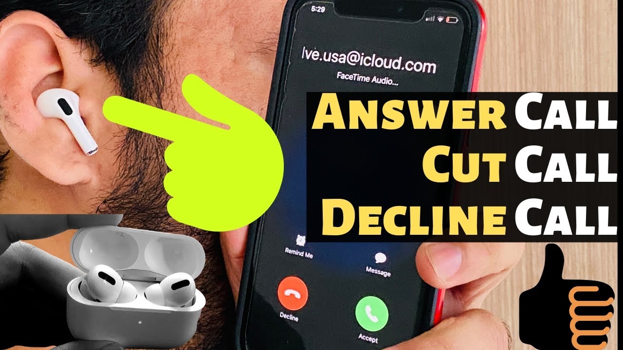 How to End Calls with AirPods 2 How to End Calls with AirPods 1