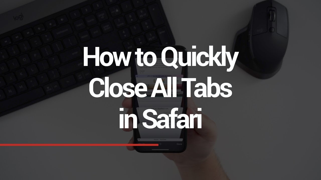How to Quickly Delete All Tabs in Safari 2 How to Quickly Delete All Tabs in Safari 1