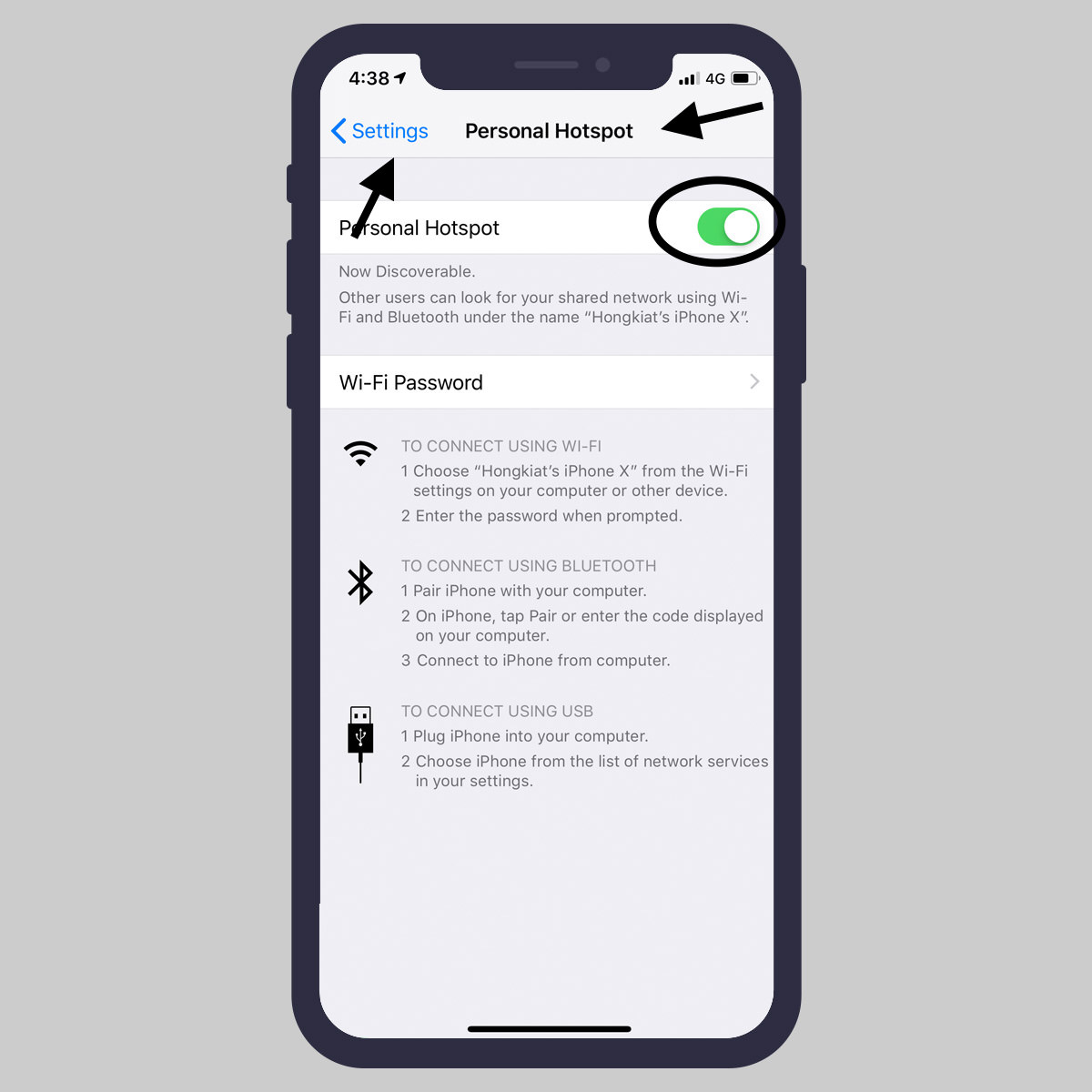 How to Turn On Personal Hotspot on Your iPhone 2 How to Turn On Personal Hotspot on Your iPhone 1