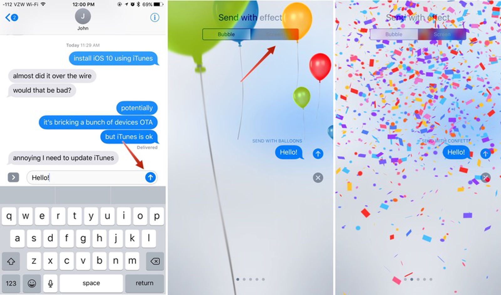 How to Send Confetti in Texts on iPhone 2 How to Send Confetti in Texts on iPhone 1