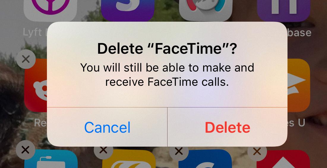 how do i delete facetime how do i delete facetime