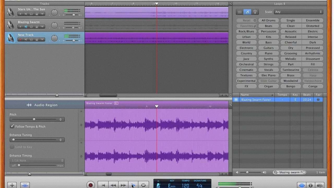 how to change tempo of a section in garageband how to change tempo of a section in garageband