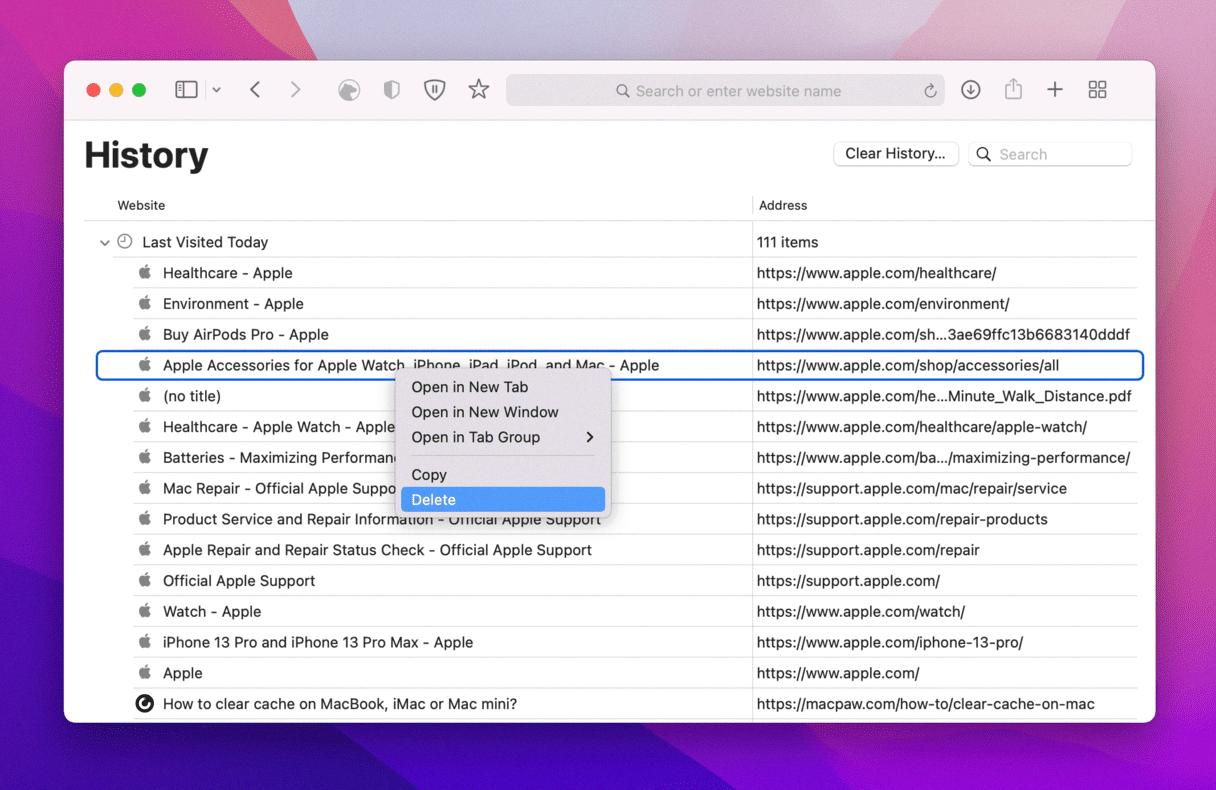 how to go to history on mac how to go to history on mac