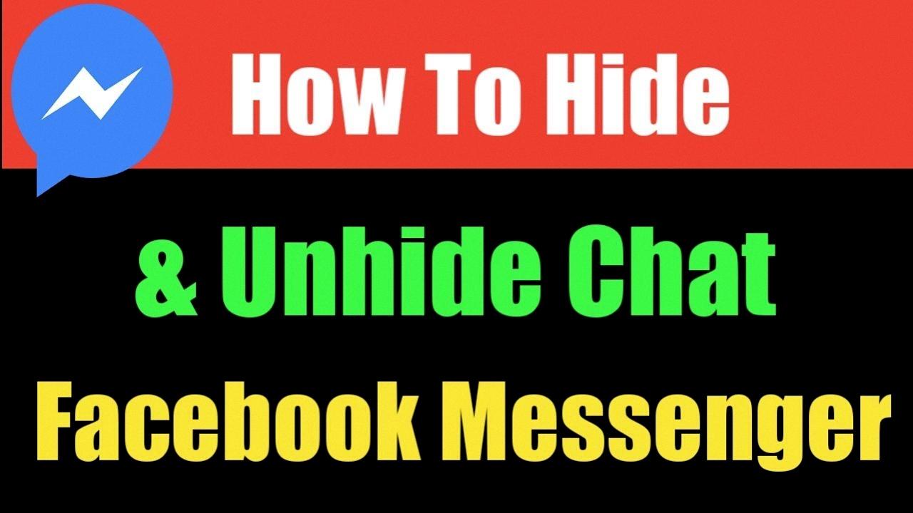 how to unhide messages on messenger how to unhide messages on messenger