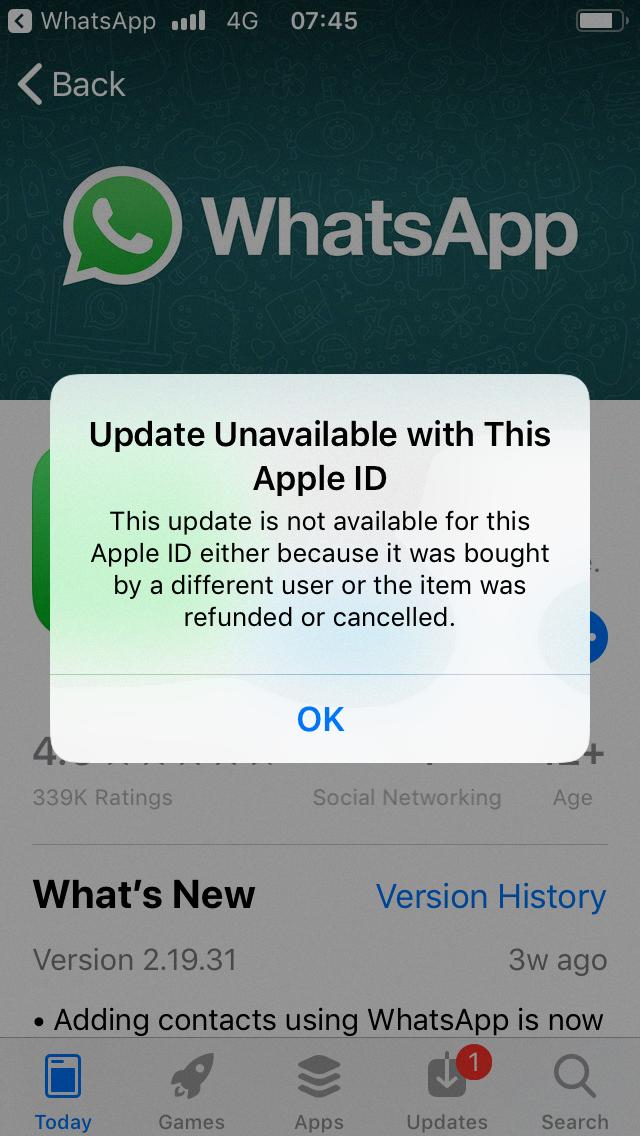how to update whatsapp without apple id how to update whatsapp without apple id