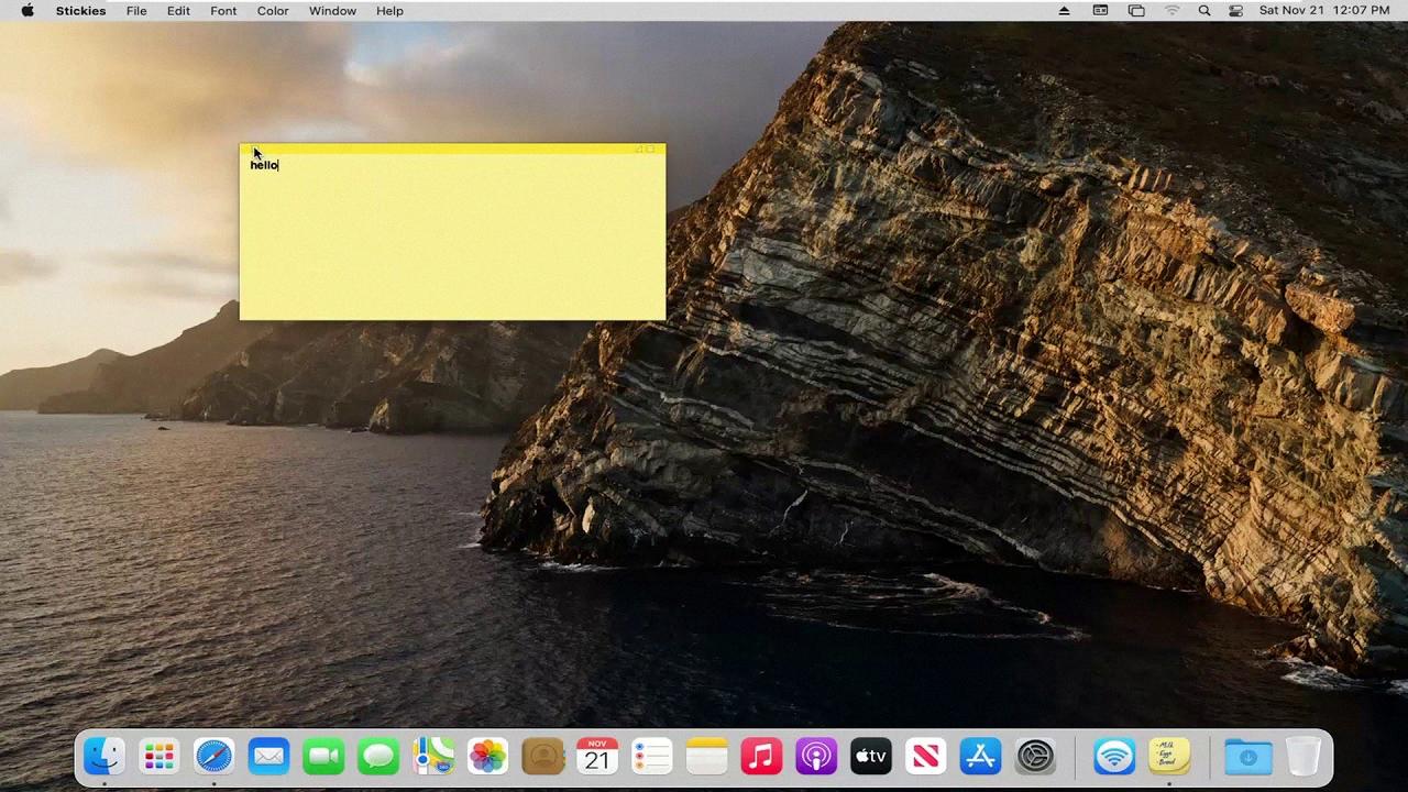 how to use stickies on mac how to use stickies on mac